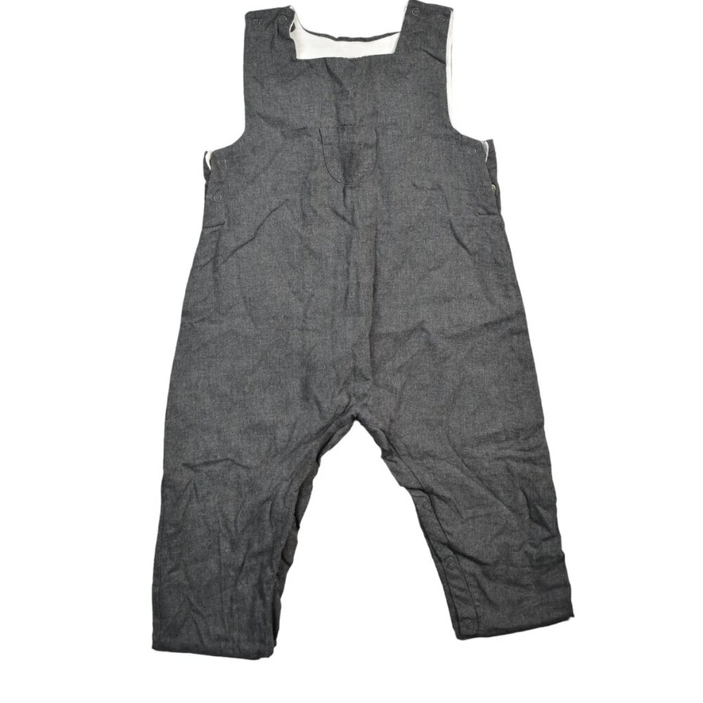 Petit Bateau Charcoal Overalls